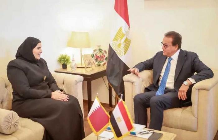 وزير
      الصحة
      يستقبل
      وزيرة
      التعاون
      الدولي
      بدولة
      قطر
      لبحث
      سبل
      دعم
      الأشقاء
      الفلسطينيين
      وتعزيز
      التعاون
      الصحي
      المشترك