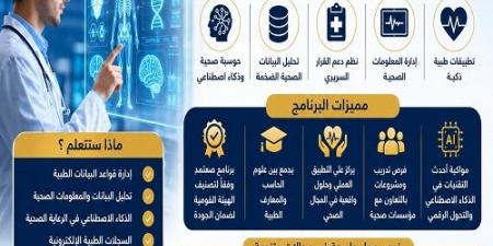 بالبلدي: تنسيق
الجامعات
2026
|
جامعة
العاصمة
تفتح
بوابة
الطب
الرقمي
ببرنامج
يصنع
خبراء
المستقبل