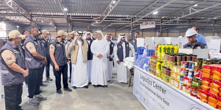 بالبلدي : الأمين
العام
للهلال
الأحمر
الإماراتي
يتفقد
المركز
اللوجستي
الإماراتي
بالعريش
لمتابعة
تجهيز
المساعدات
الإنسانية
لغزة