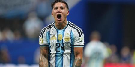 بالبلدي : إنزو
فرنانديز:
هدفي
أمام
مصر
الأهم
في
مسيرتي
..
ولا
نعرف
الاستسلام