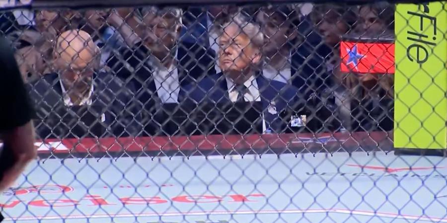 بالبلدي: شاهد كيف تابع ترامب نزالات بطولة UFC من مقعده بجانب الحلبة بالبيت الأبيض