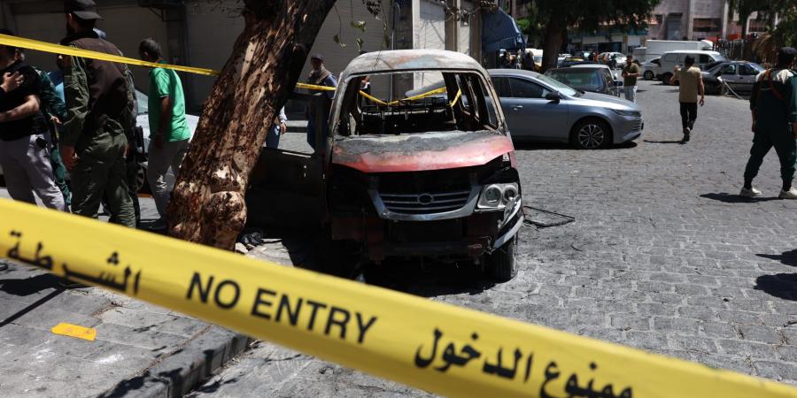 بالبلدي: الشيباني يعلق بعد تفجيري دمشق وزيارة ماكرون